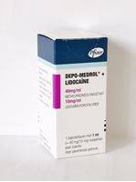 Bild von Depo Medrol + Lidocaine Inj 40/10mg/ml Flacon 1ml 