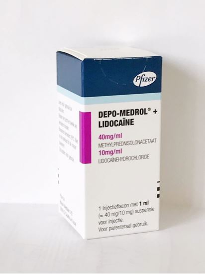 Bild von Depo Medrol + Lidocaine Inj 40/10mg/ml Flacon 1ml 