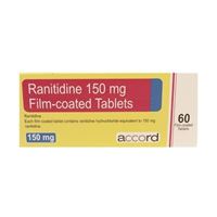 Ranitidin Accord 150mg 60Ft