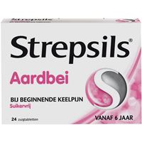 Strepsils Erdbeere 24 Lutschtabletten 