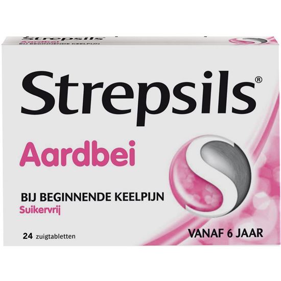 Strepsils Erdbeere 24 Lutschtabletten 