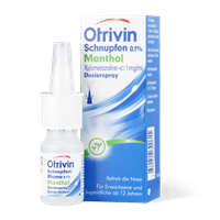 Otrivin Schnupfen 0.1% Menthol 10 Ml.