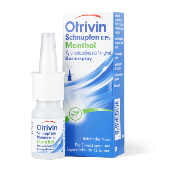 Otrivin Schnupfen 0.1% Menthol 10 Ml.
