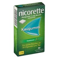 nicorette kaugummi 4 mg freshmint (30 St)
