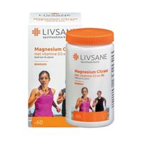 Magnesiumcitrat Vitamin D und B6 Livsane, 30 Stk.