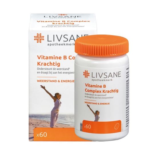 Vitamin B Komplex Hochdosiert Livsane, 60 Stk.