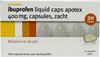 Bild von Ibuprofen 400 mg LIQUID 20 Kapseln APOTEX