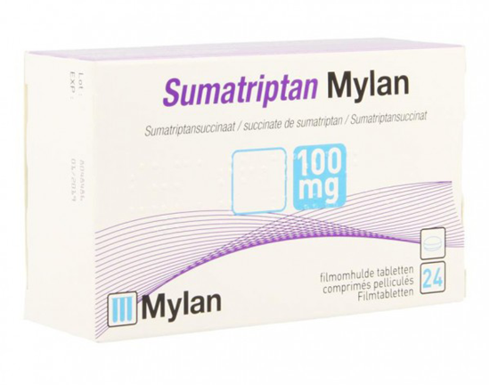 Bild von Sumatriptan 100 mg Mylan 6 Stk.